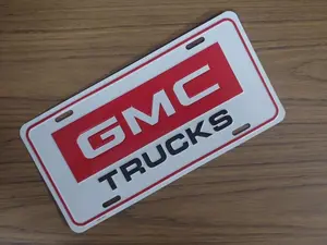 Vintage GMC License Plate, Truck Car Tags, Gifts for Him, Hunting, Tag for Car, Car Accessories