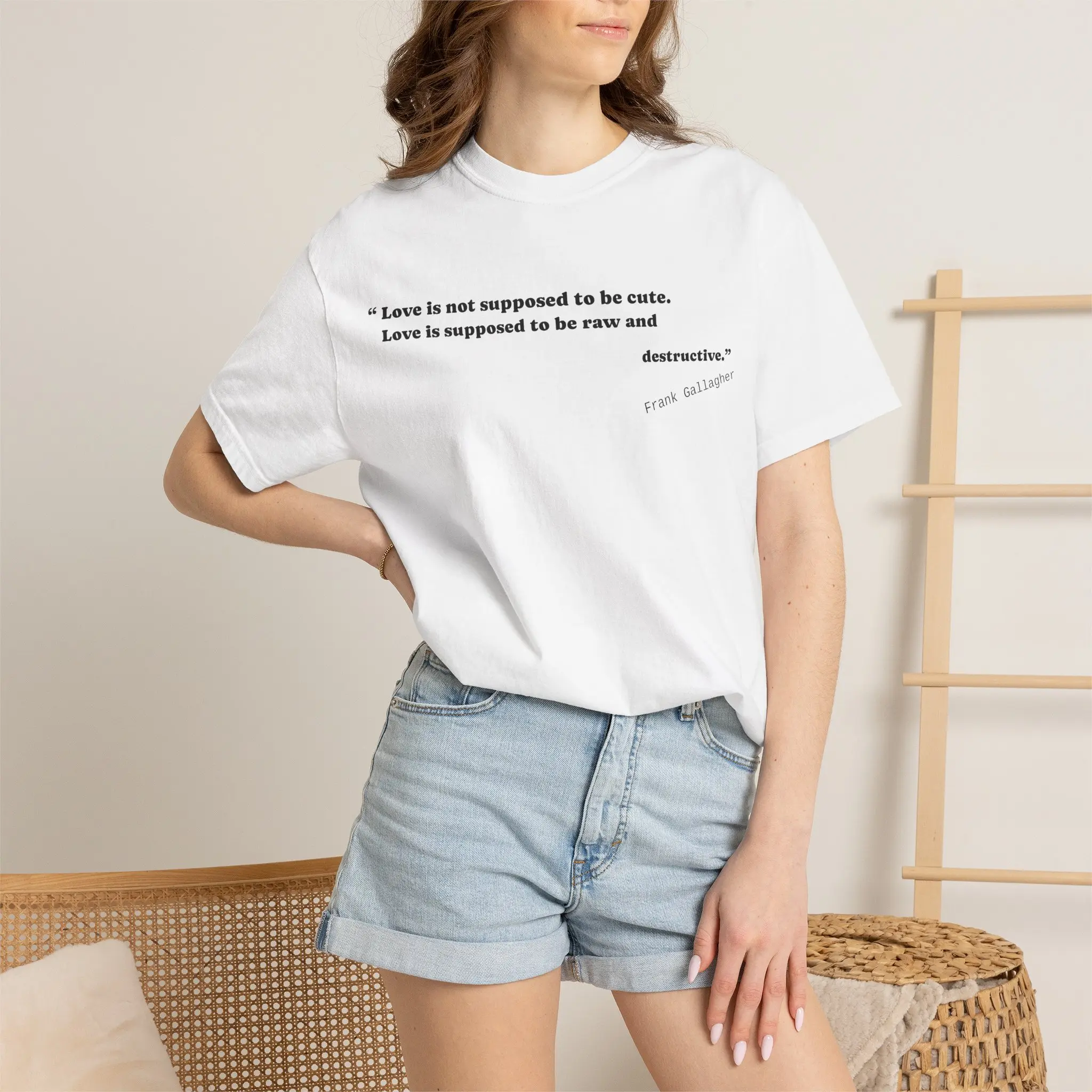 Frank Gallagher T-Shirt  Shameless TV Show Merchandise Sarcastic Graphic Tee Funny TV Character Apparel South Side Chicago Gift Unisex