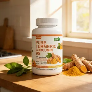 Turmeric Curcumin 1,000mg | 95% Curcuminoids with Black Pepper & MCT Oil for Ultimate Absorption, No Filler, No GMO - 120 Vegetarian Capsules