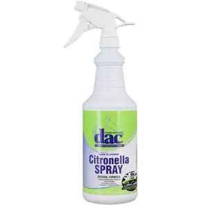 DAC Equine & Livestock Citronella Fly Spray - Natural Formula with Essential Oils - 32 oz Ready-to-Use Spray for Insect Protection