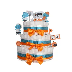 Dino Basketball Diaper Cake Kit