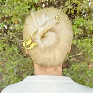 Mega Grip Safety Hairpin| Heavy Duty for Thick & Curly Hair