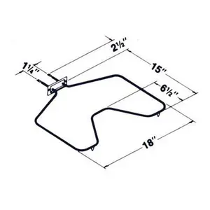 Range Kleen 7508 Oven Bake Element - Fits GE And Hotpoint