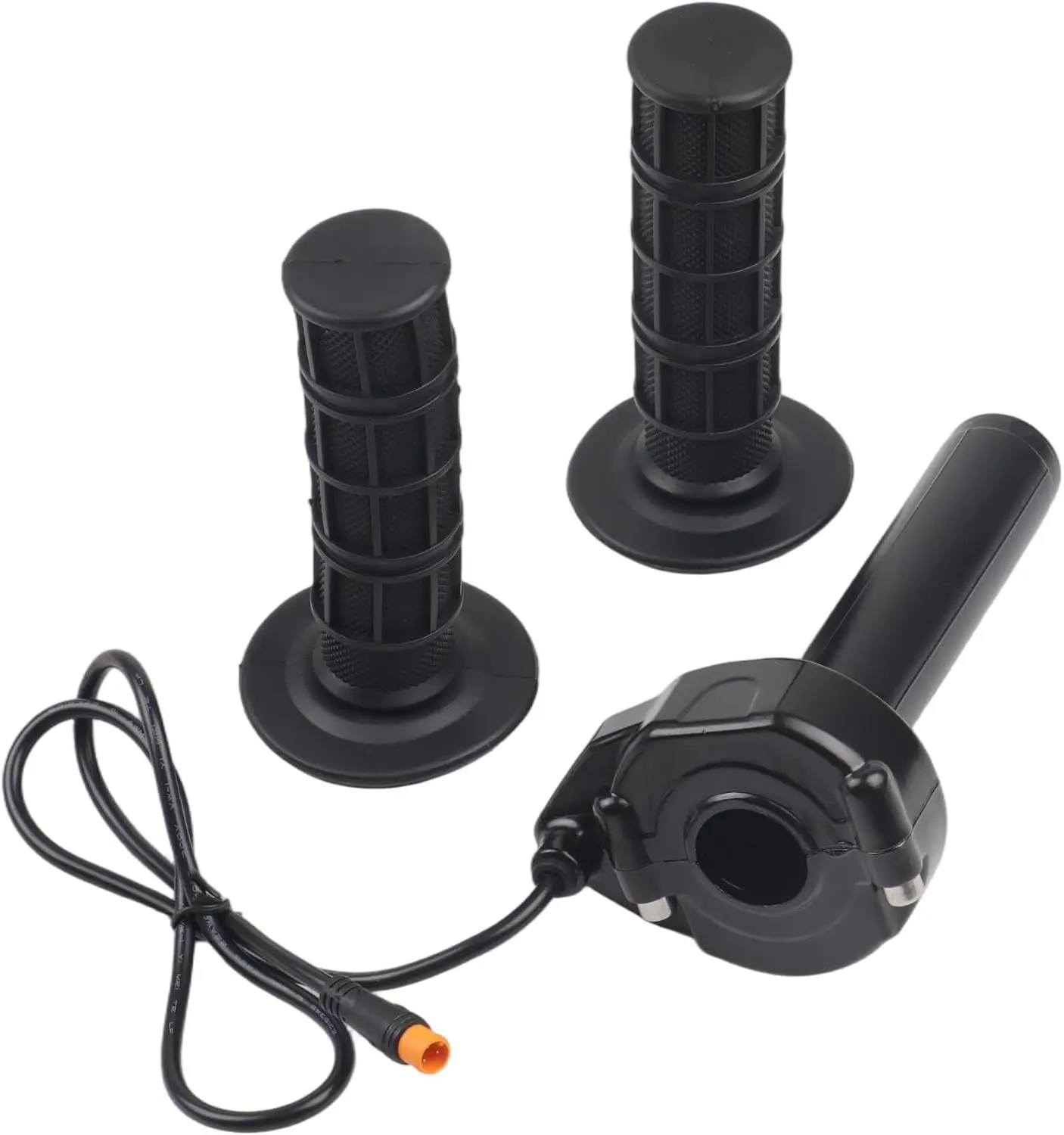 Full Twist Throttle for Macfox, 3 Pin Throttle Grip Kit 12V-72V, Replacement Electric Bike Throttle Compatible with HappyRun Freego Heybike