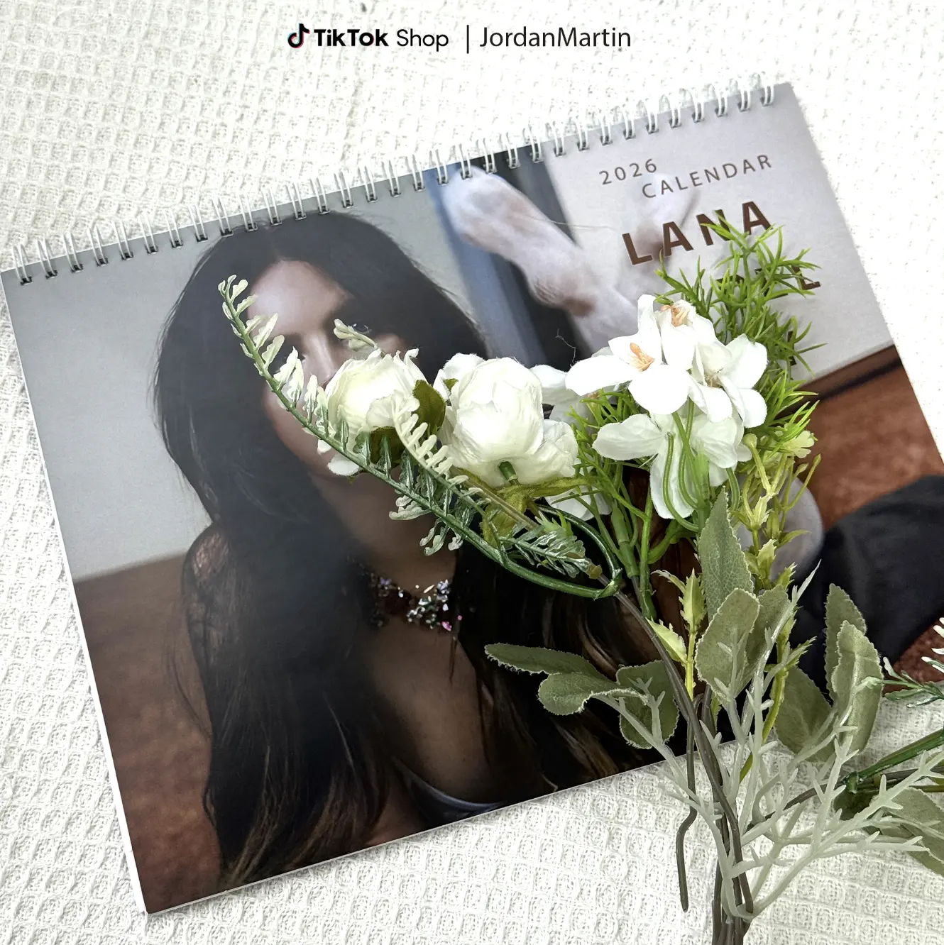 Vintage LDR 2026 Calendar, Lana Music Calendar Wall, Home Decor, Happy New Year 2026 Calendar Wall