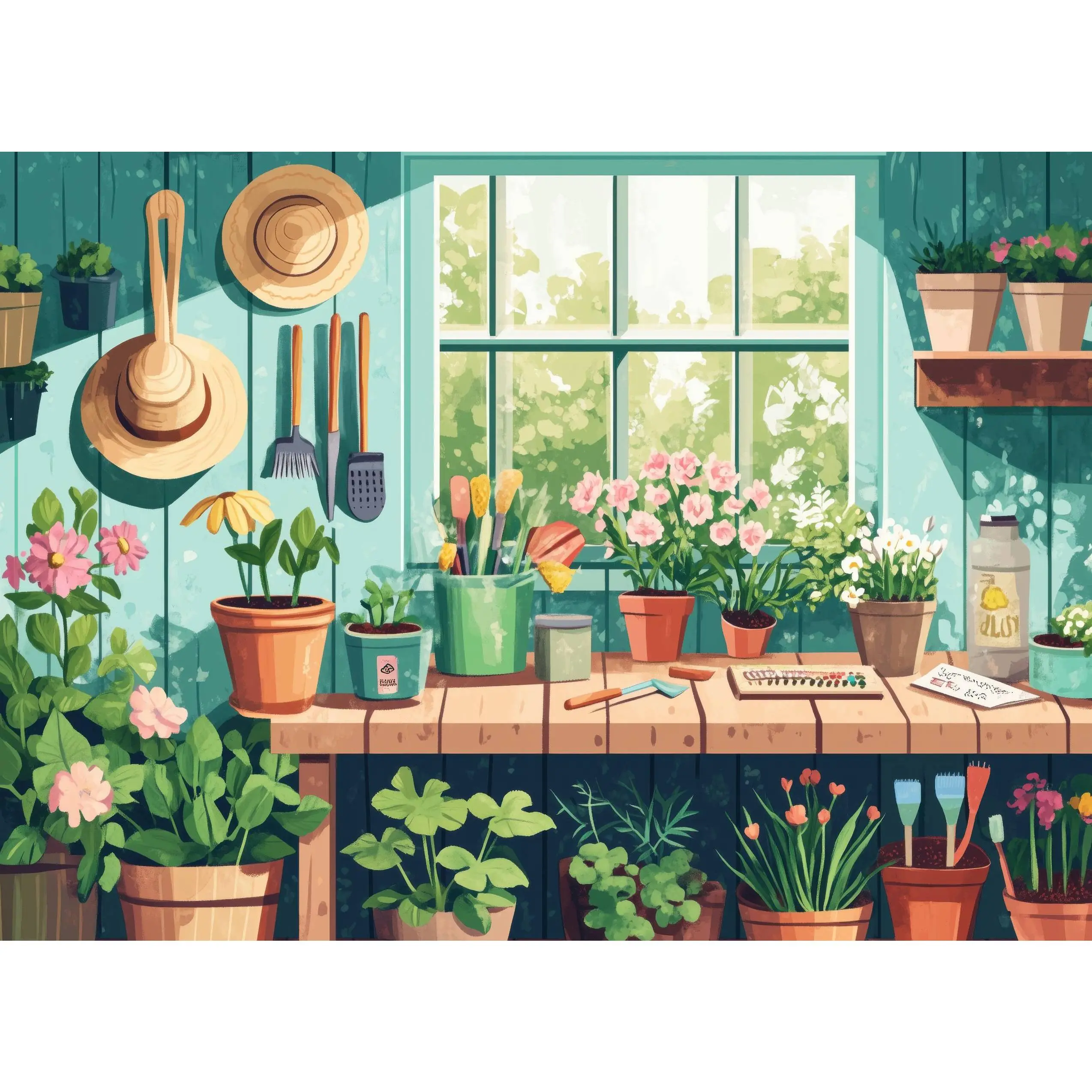 Snappy Puzzles Gardener’s Delight – 1000-Piece Jigsaw Puzzle, Rustic Garden Shed