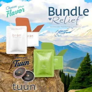 Bundle Relief Bran | Uuth | Tuun 25 Snaps Each (15mL) Wellness Supplements for Energy, Focus, and Vitality Healthcare Fiber