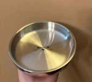 Double Wall Insulated Cat Plate 6.6’’