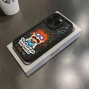 Funny Cartoon R-Rugrats Phone Case Accessories for iPhone 17 16e 16 15 14 13 12 11 Pro Max Mini Air XR XS X 7 8 Plus, Anti-Drop Protective Soft Tpu Back Cover