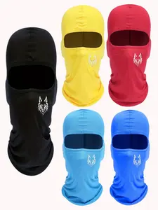 Eyes Wolf Full Face Mask, Breathable Design for Outdoor Sports & Hiking, Bold Animal Style for Daily Wear & Adventure