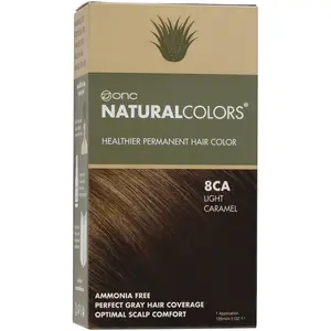 8CA Light Caramel Heat Activated Hair Dye With Organic Ingredients 120 mL / 4 fl. oz.