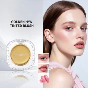 Color Changing Blush, Magical Temperature Change Powder Blusher Cream, Lasting Moisturizing Rouge, Brightening, High Gloss