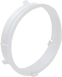 Hose Tube Connector Interface Air Conditioner Exhaust Duct Interface ABS RV Connector Adapter for Mobile Air Conditioning KYR-35 White1Gift.