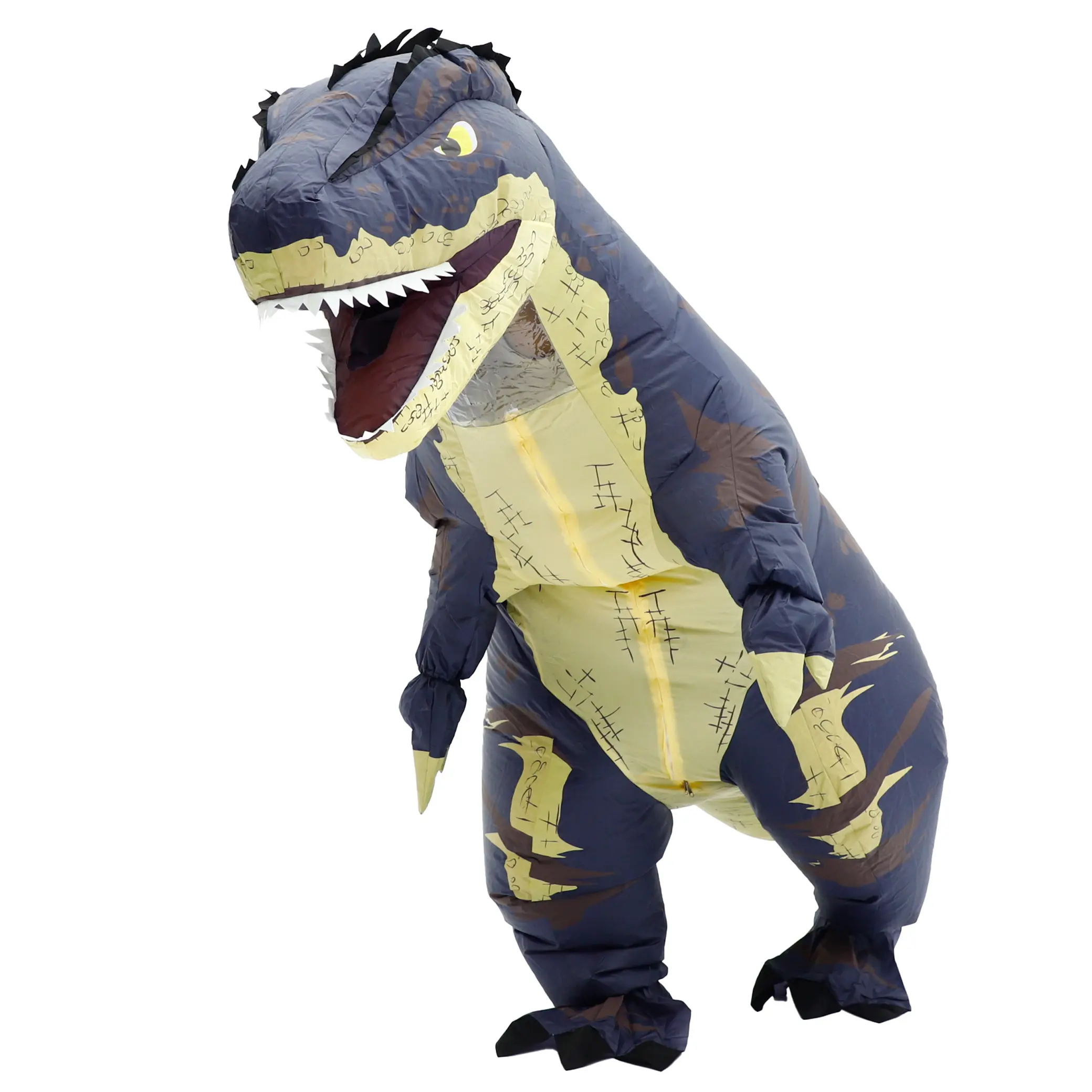 Blow up Dinosaur Costume Adult Inflatable Dinosaur Costume Suit Funny T- rex Costume Outfit Halloween Party Dino Suit