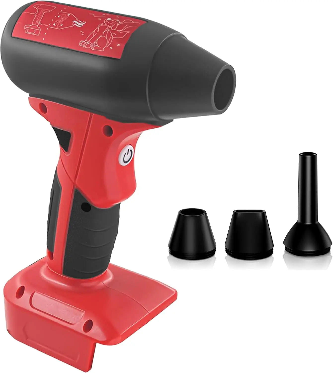 Mini Jet Fan Blower Fit for Milwaukee 18V for M18 Battery Cordless Portable Handheld Power Fan for Blowing Cleaning Camping