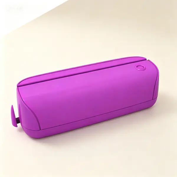 3 Hole Heavy Duty Paper Punch, 20 Sheet Capacity Electric Hole Puncher with AC Adapter and Battery, Reusable Office Paper Hole Puncher for School Studio Home, No-Hassle Operation Purple
