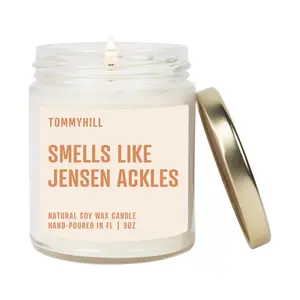 Smells like Jensen Ackles Candle | Supernatural Merch Inspired Candle | Pop Culture Gifts | Aesthetic Room Decor Jensen Ackles Candle