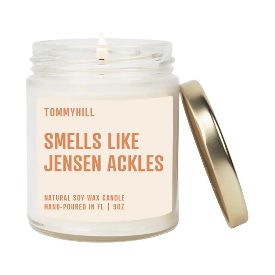 Smells like Jensen Ackles Candle | Supernatural Merch Inspired Candle | Pop Culture Gifts | Aesthetic Room Decor Jensen Ackles Candle