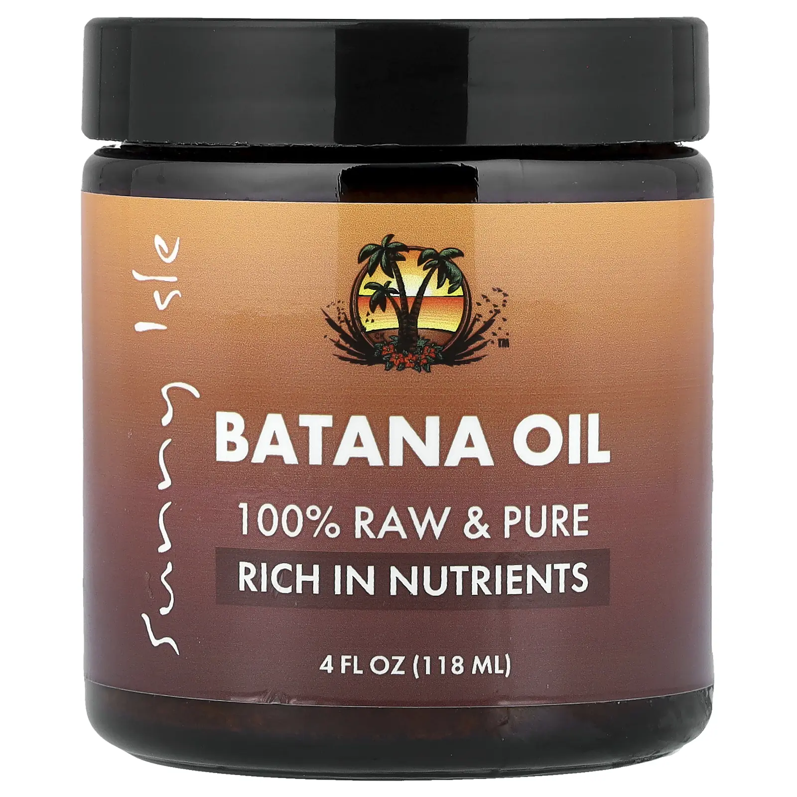 Sunny Isle 100% Raw & Pure Batana Oil, 4 fl oz (118 ml)