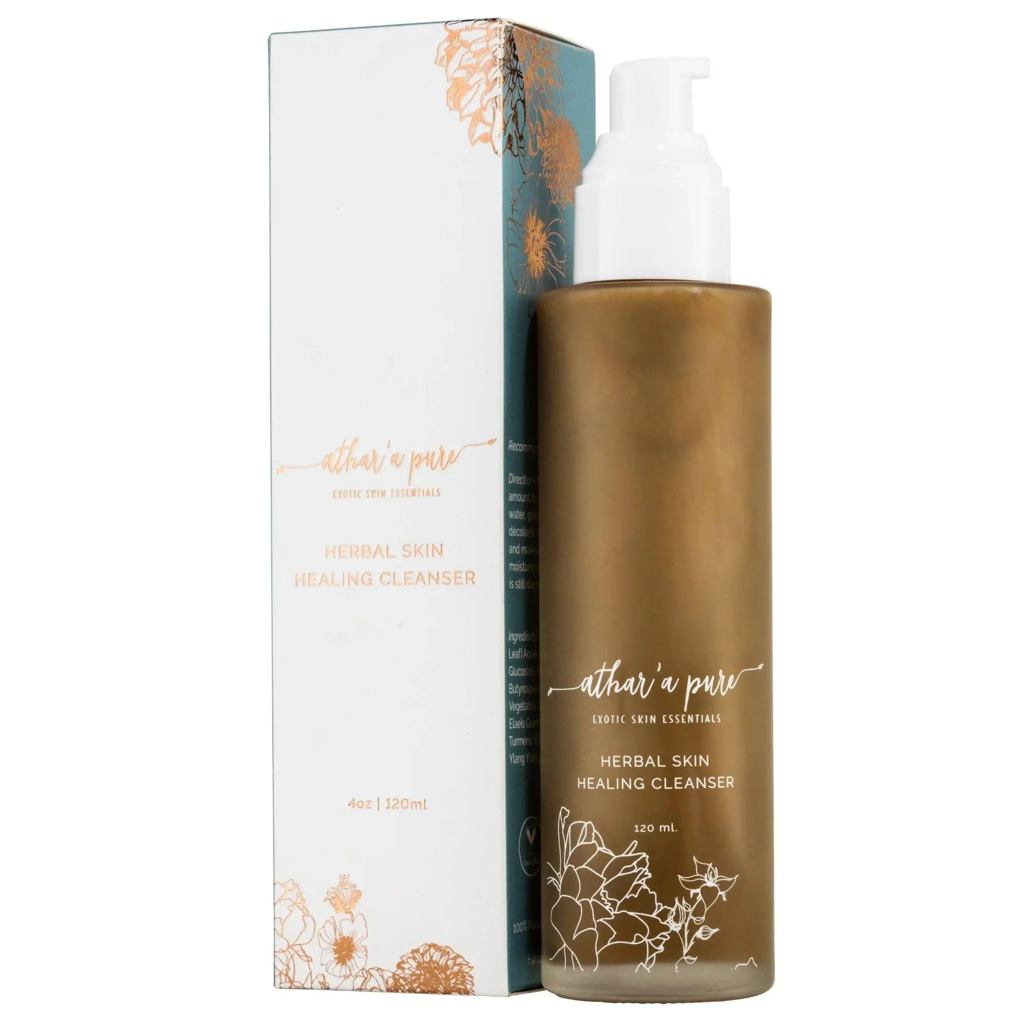 Athar'a Pure - Herbal Skin Healing  Organic  Skincare facial cleanser exfoliator face daily