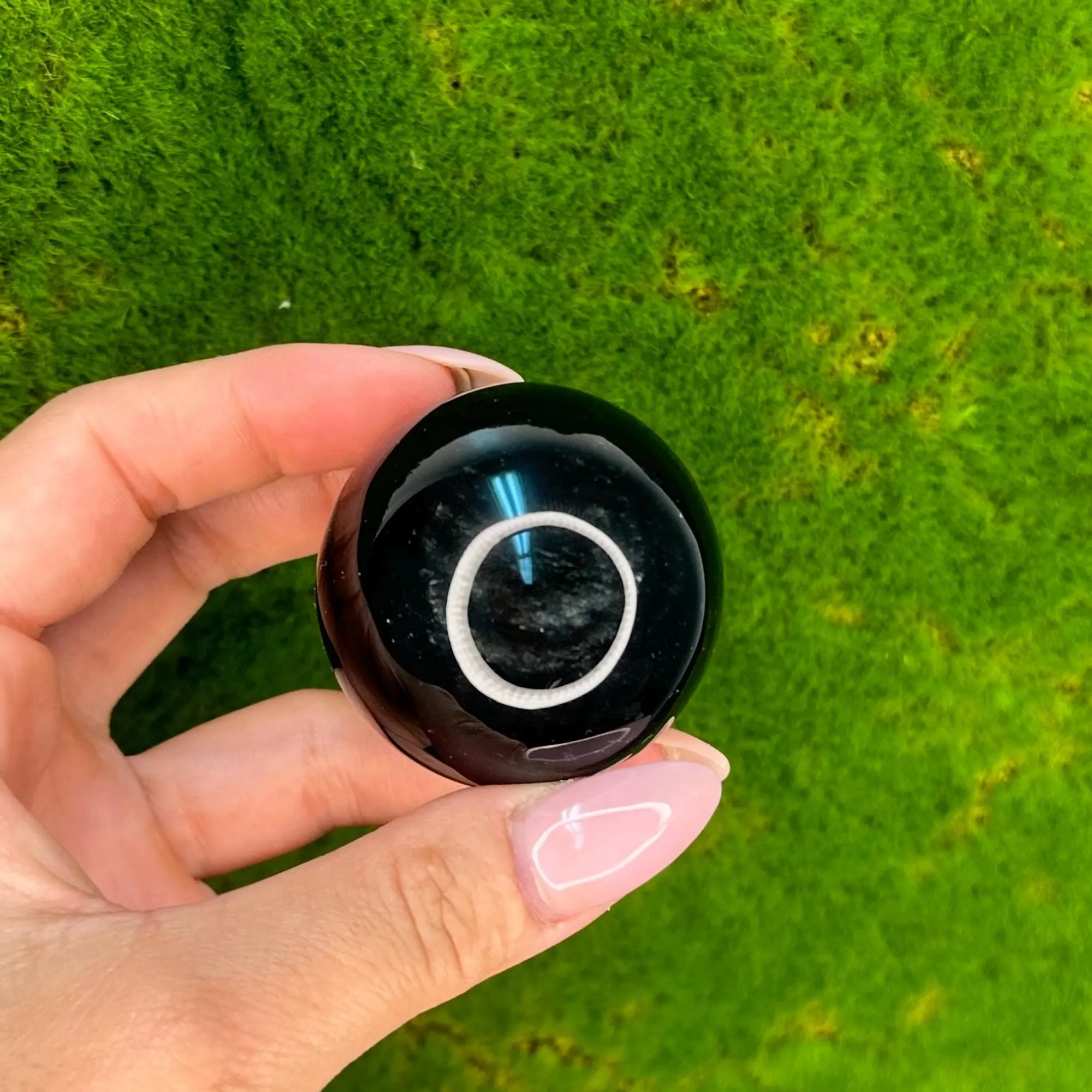 Obsidian Sphere from Mexico
