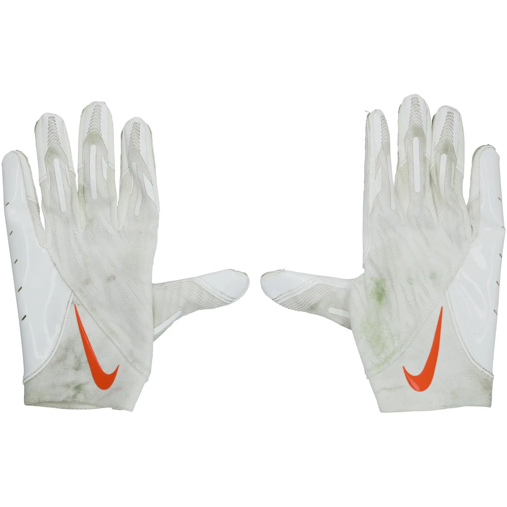 Ronnie Hickman Cleveland Browns Game-Used White Nike Gloves vs. Buffalo Bills on December 21, 2025 - Fanatics Authentic Certified