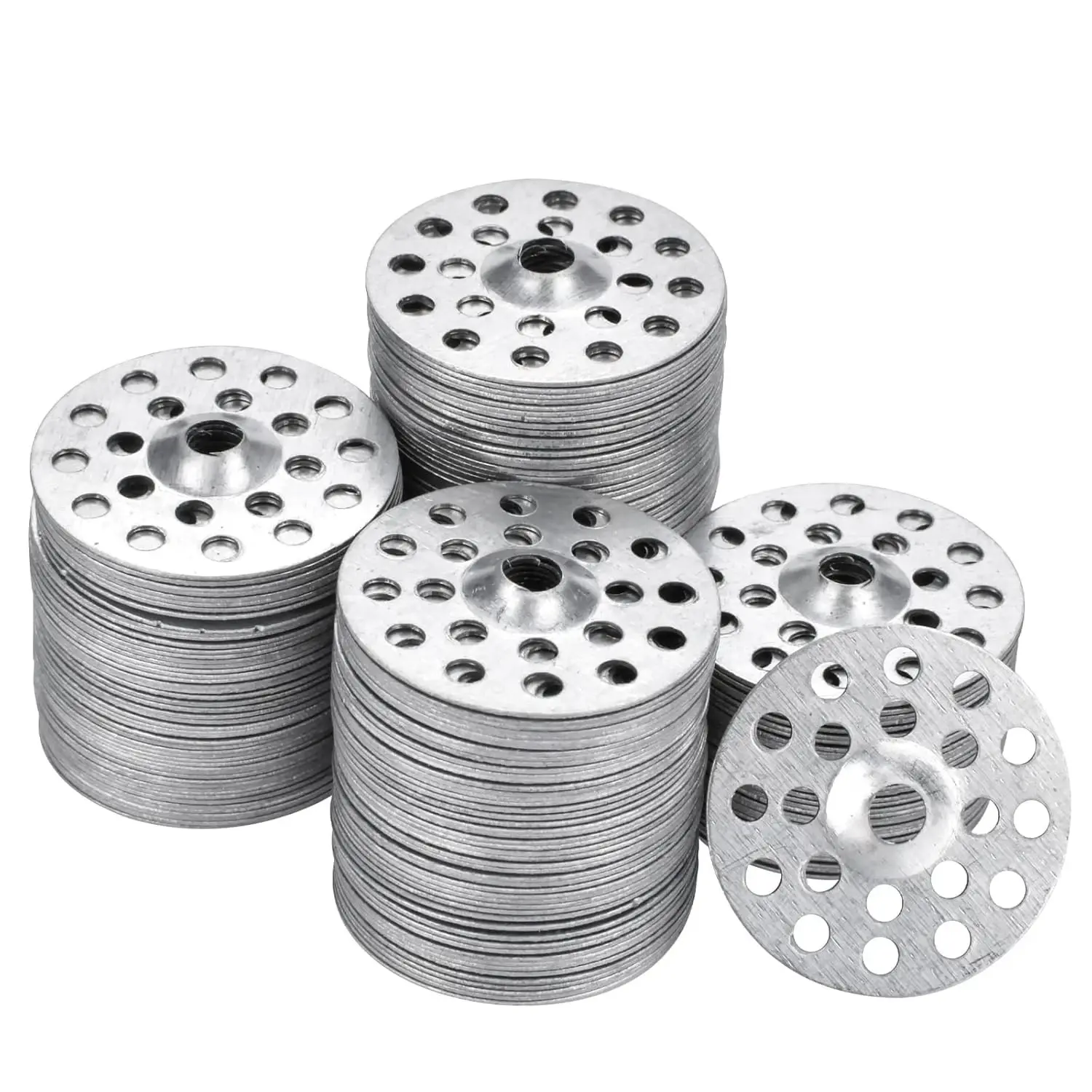 100pcs 1 inch Plaster Washers Zinc Metal Wall Repair, Ceiling Repair, Drywall Repair, Profile Washer