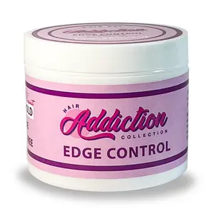 Hair Addiction Collections Edge Control - Strong Hold - No Residue - Alcohol Free - 60g|2.12 oz