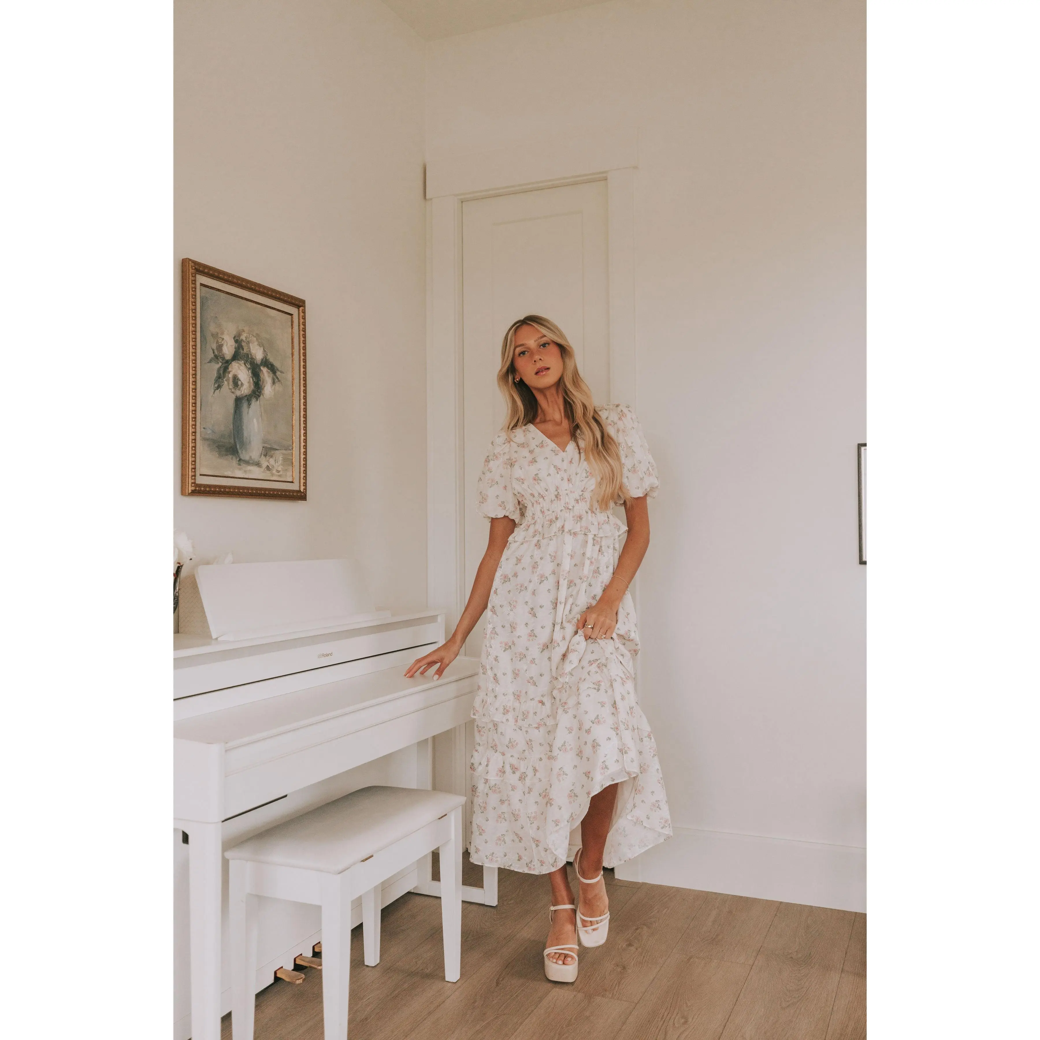 green formal dresses short Metallic-Lace A-Line Homecoming Dress 2026 NH JULY 4TH EDIT Color:Freesia Ball Gown Striped Belted Stretch-Cotton Dress