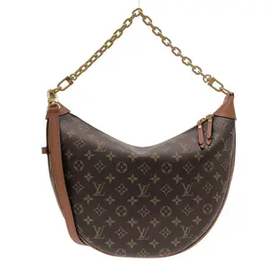 Pre-owned Louis Vuitton Canvas Shoulder Bags Monogram Reverse Loop Hobo Shoulder Bag
