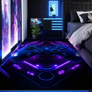 Stylish Exquisite Square Printed Velvet Carpet, Geometric Graphic Rug, Perfect Gift for Any Occasion, Versatile Decor for Home & Commercial Use, Multiple Sizes, Machine Washable, Soft & Non-shedding, Practical, Super Soft Rug