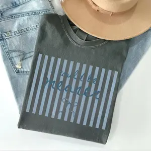 I Could Be Meaner Bow T-Shirt, Funny Sarcastic Graphic Tee, Trendy Sassy Quote Top Casual Women