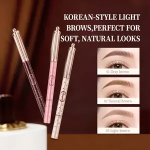 Dual-Ended Eyebrow Pencil and Dye, Long-Lasting Makeup Beauty Product Halloween, Christmas Celebrations, Beauty Products