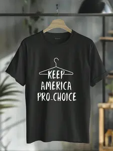 100% Cotton Keep America Pro Choice - Pro Abortion - Coat Hanger T-Shirt T-Shirt