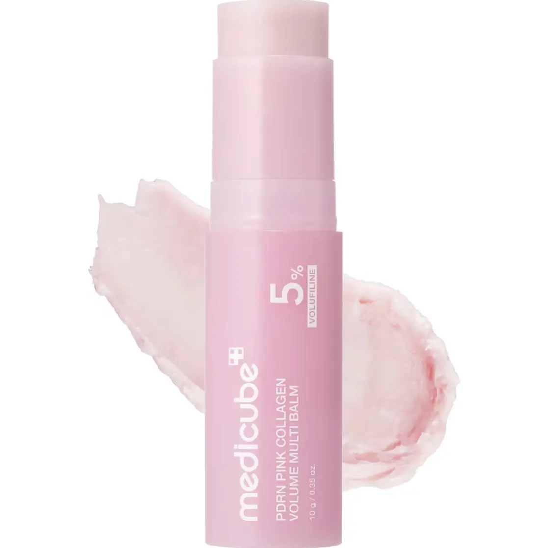 [‮ebucideM‬PDRN Pink Collagen Volume Multi Balm| All In One Volufiline, PDRN, NAD Stick for Youthful-Looking, Helping Look of Fine Lines, Firming Care, Anti-Aging Care| For Under-Eyes, Neck, Forehead, Smile Lines, Lip Care| Korean Skincare