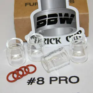 Furick Cup 8PRO4 #8 Pro Pyrex Cups, 4pk