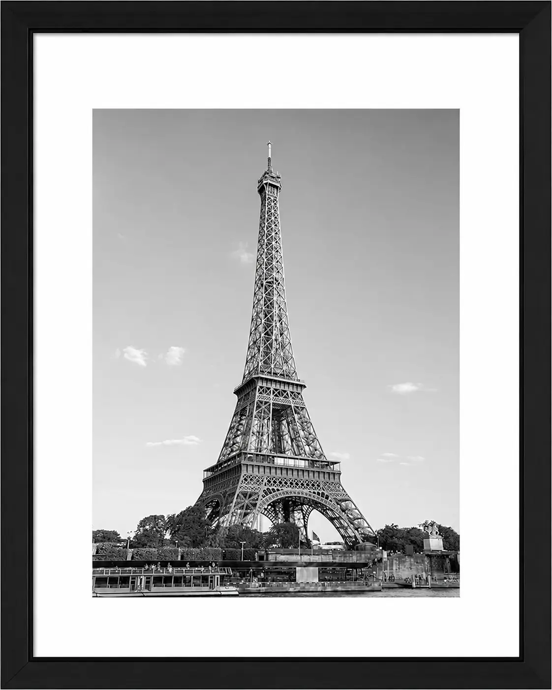 upsimples 11x14 Picture Frame, Display Pictures 8x10 with Mat or 11x14 Without Mat, Wall Hanging Photo Frame, Black, 1 Pack
