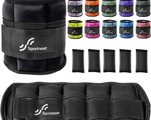Beginner-Friendly Sand-Filled Weighted Ankle Weights (2-10 lb) - Adjustable Strength Train Gear for Leg & Glute Boost, Rehab Support, Strength Ankle Weights