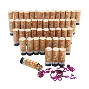 Bulk   48 Pc. Oh Baby Pink Gender Reveal Confetti Poppers