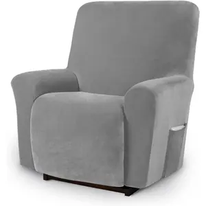 Recliner Chair Covers Lazy Boy Recliner Covers with Pockets Stretch  Couch Cover Slipcovers 1- Furniture Protector for Dogs Cats(Recliner,)
