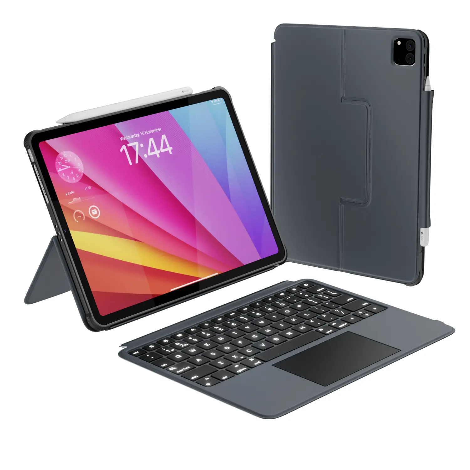 iPad Pro 11 Keyboard Case with Trackpad - Bluetooth Detachable