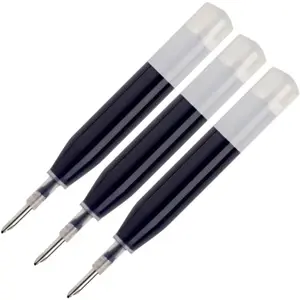 Rollerball  Refills Compatible with Cross & Sheaffer  s, Fine Point, Smooth Writing, Frictionless Flow, 3 Pack (Blue)