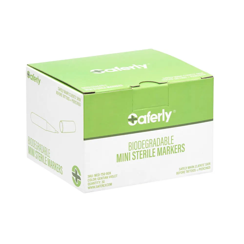 Saferly Sterile Biodegradable Mini Markers