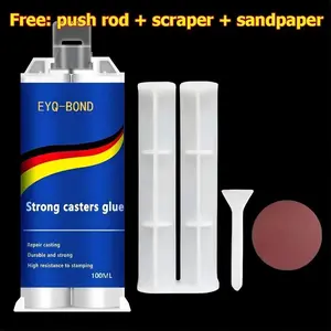 Enhanced Casting Glue, Metal Repair Adhesive, High-Temperature Liquid Metal Welding Filler, Ab New Semi-Solid Compound