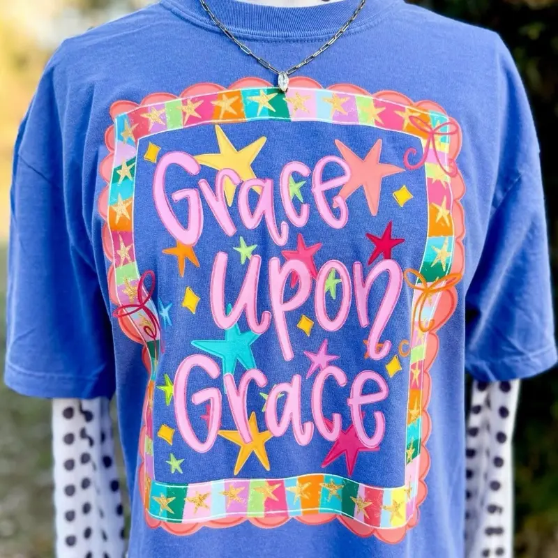 Women's Casual Fit Grace upon Grace Comfort Color T-Shirt