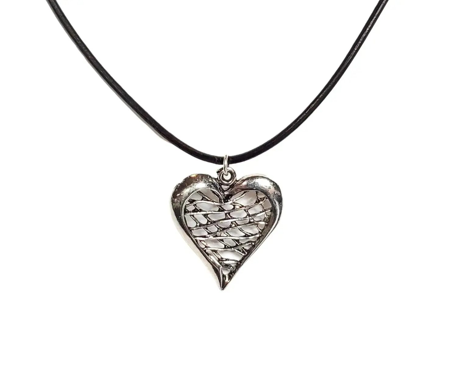 Cross Hatch Leather Necklace Cross Hatch Leather Necklace