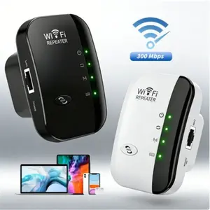 WiFi Range Extender,Wireless Repeater 300Mbps, Long Range Amplifier with Ethernet Port, Alexa Compatible,Home Router Signal Amplification Extension, Wifi Extender Booster