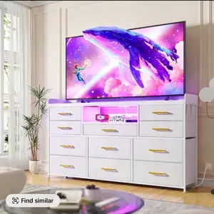 Modern Storage Drawer - Minimalist Tower Dresser, Organizing Cabinet for Bedroom Indoor Furniture Chest