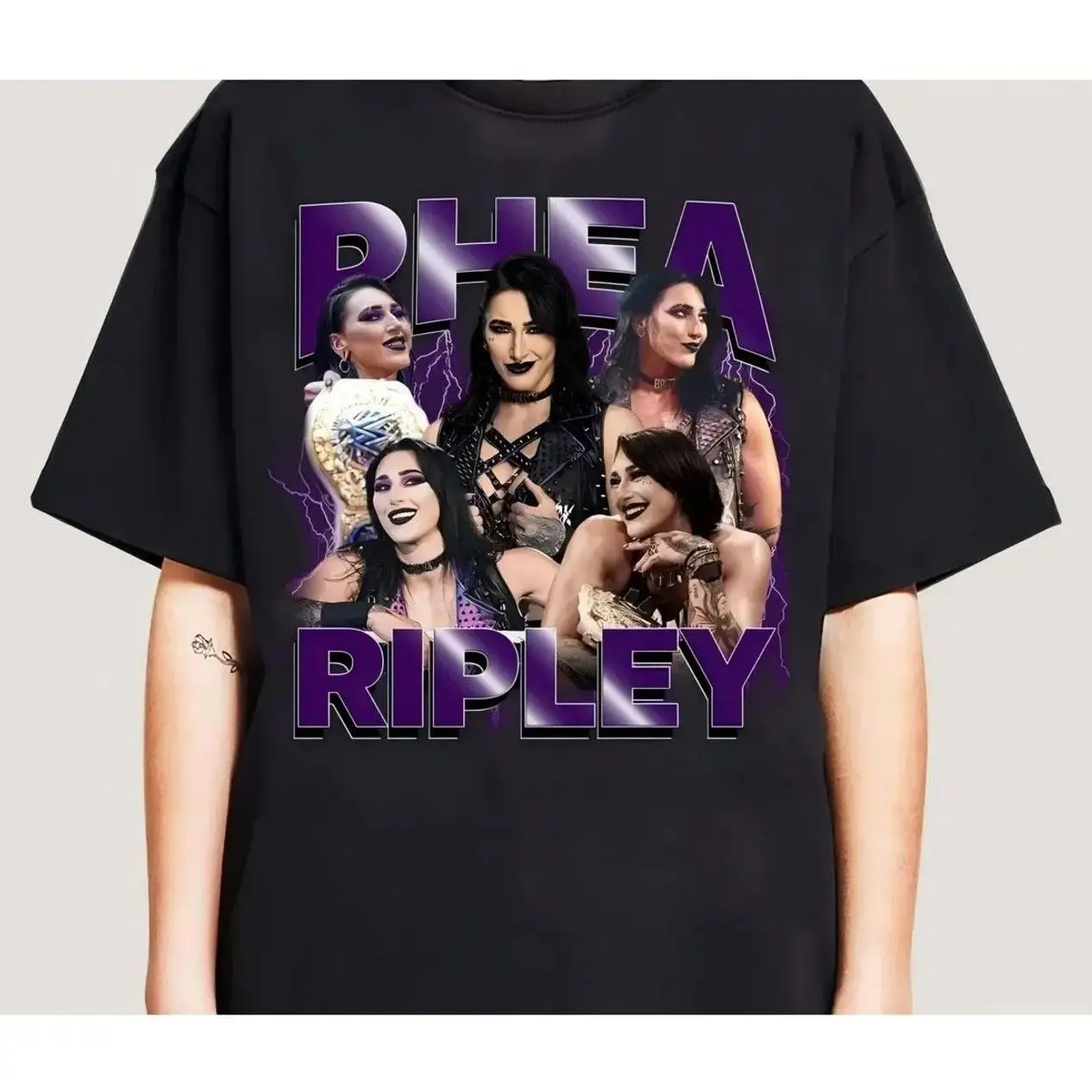 Rhea Ripley WrestleMania Shirt, Wrestling Sweatshirt, Gift for Him, WWE Fan Apparel WK4
