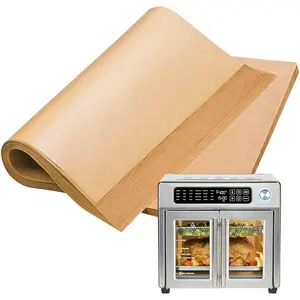 100PCS Extra Large Air Fryer Parchment Paper Liners - Disposable 26 QT Compatible with Emeril Lagasse French Door 360 & Big Basket Air Fryers, Non-Stick Baking Sheets Accessories tiktokshopspringglowup